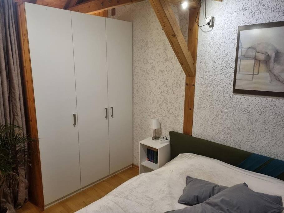 Gemuetliche Dachgeschosswohnung Érfurt Exterior foto